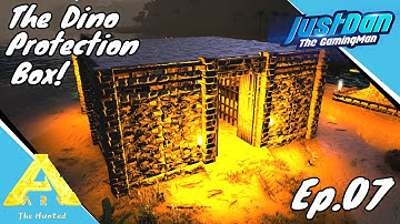 Ark:The Hunted - Basic Small Dino Pen Speed Build Ep.07