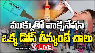 Nasal Vaccine LIVE Updates, Vaccination Through Nose For Covid-19 | Bharat Biotech | V6 News