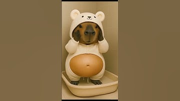 capybara bath #viral #funny #explore #funnyshorts #ai #capybara #funnyvideo  #fyp