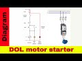 Dol Starter Circuit Diagram Single Phase