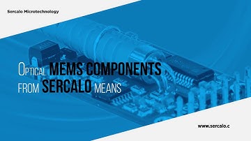 Optical MEMS components from Sercalo means