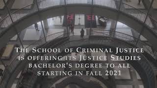 School of Criminal Justice Expands Justice Studies Program