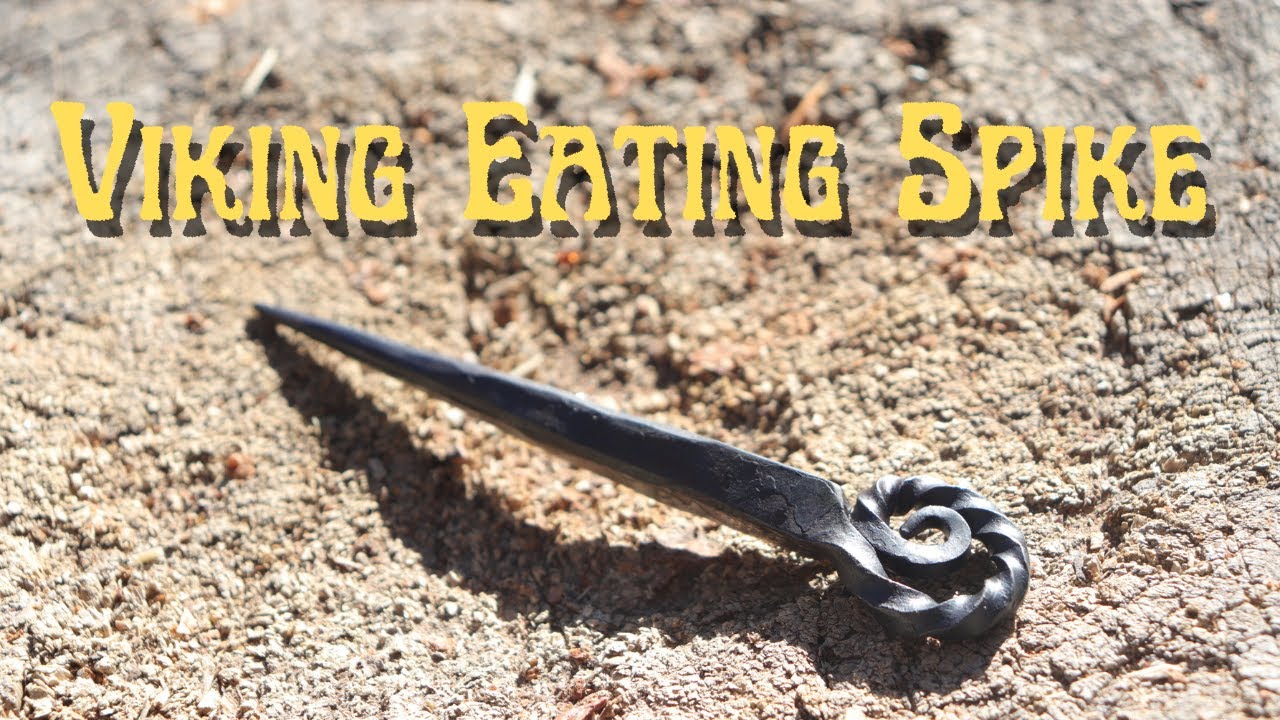 Forging a Viking eating spike