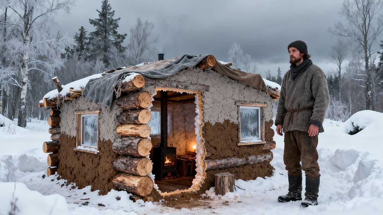 Neighbor's Mocked His “Fool’s” Cabin — Then It Stayed 22 Degrees Warmer Without Fire
