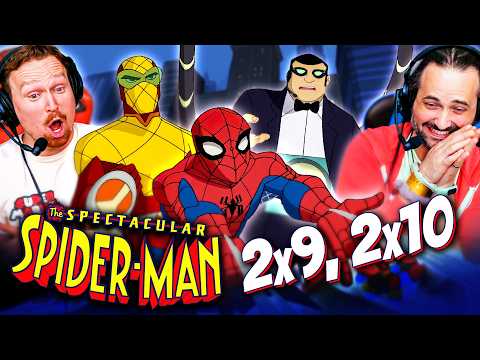 Thumbnail for SPECTACULAR SPIDER-MAN Season 2, Episodes 9 & 10 REACTION!! Doc Ock | Shocker | Marvel