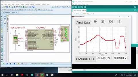 Contoh Datalogger Sensor Suhu LM35
