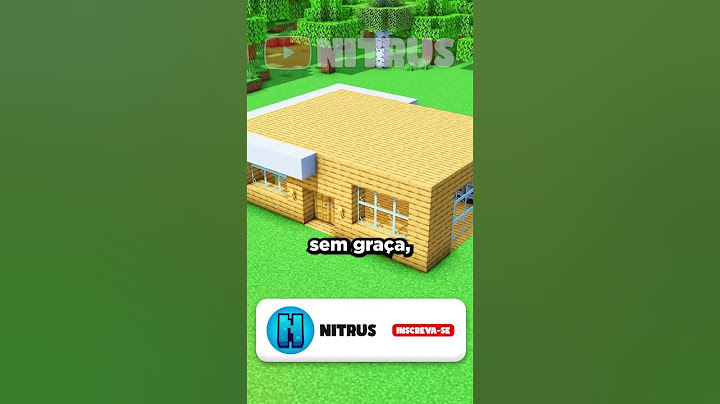 COMO CONSTRUIR UMA CASA MODERNA DE INICIANTES NO MINECRAFT!