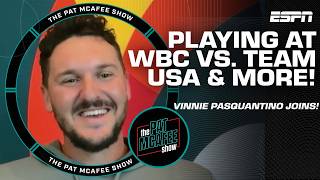 Vinnie Pasquantino says it was ‘special’ playing against Team USA at WBC | The Pat McAfee Show
