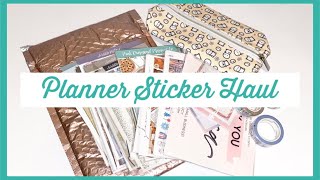 MASSIVE PLANNER STICKER HAUL // ft. GlamPlanner, PDPC, ScribblePrintsCo, StickerGuru, TCMC &amp; More…