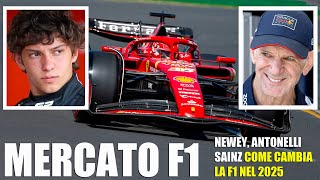 Mercato F1 - Come cambiano le squadre nel 2025