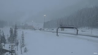 Winter weather in Colorado: Snow falling in mountains west of Denver