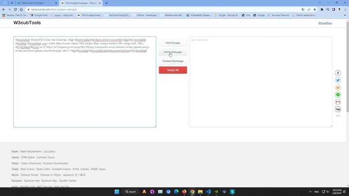 XSS Refletido no bilbasen - Infosec