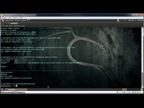 [Persistent] Metasploit Telnet Backdoor Hack [BackTrack5]