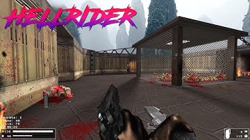 Doom HELLRIDER v0.9c [John Wick style mod] - Doom Episode 1 Remaster E1M3: Military Base | 4K/60