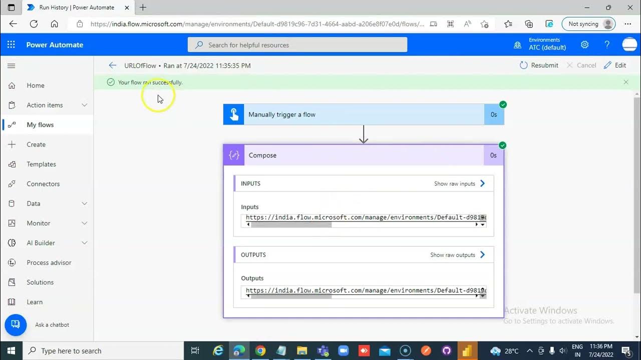 Lesson475- Power Automate Integration- Get Flow URL-Power Apps 1000 ...