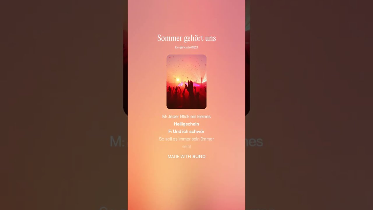 music by suno - Sommer gehört uns #dancefloor #remix #künstlicheintelligenz  #party