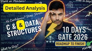 C & Data Structure 10 Days Roadmap 🔥✅ | GATE CSE 2026