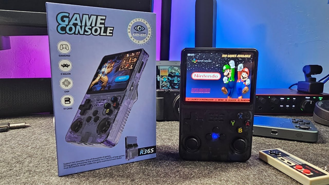 Retro Gaming Console R36S YouTube Retro Gaming Console R36S YouTube