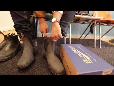 blundstone dress rustic black