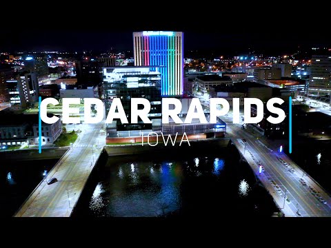 Cedar Rapids, Iowa | 4K drone footage