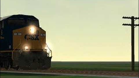 MSTS Railfanning - Fictional CSX #6