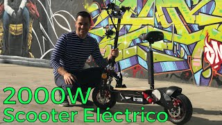 Patinete Eléctrico Potente 2000W: El mejor patinete eléctrico con asiento 2019 review MOTORK