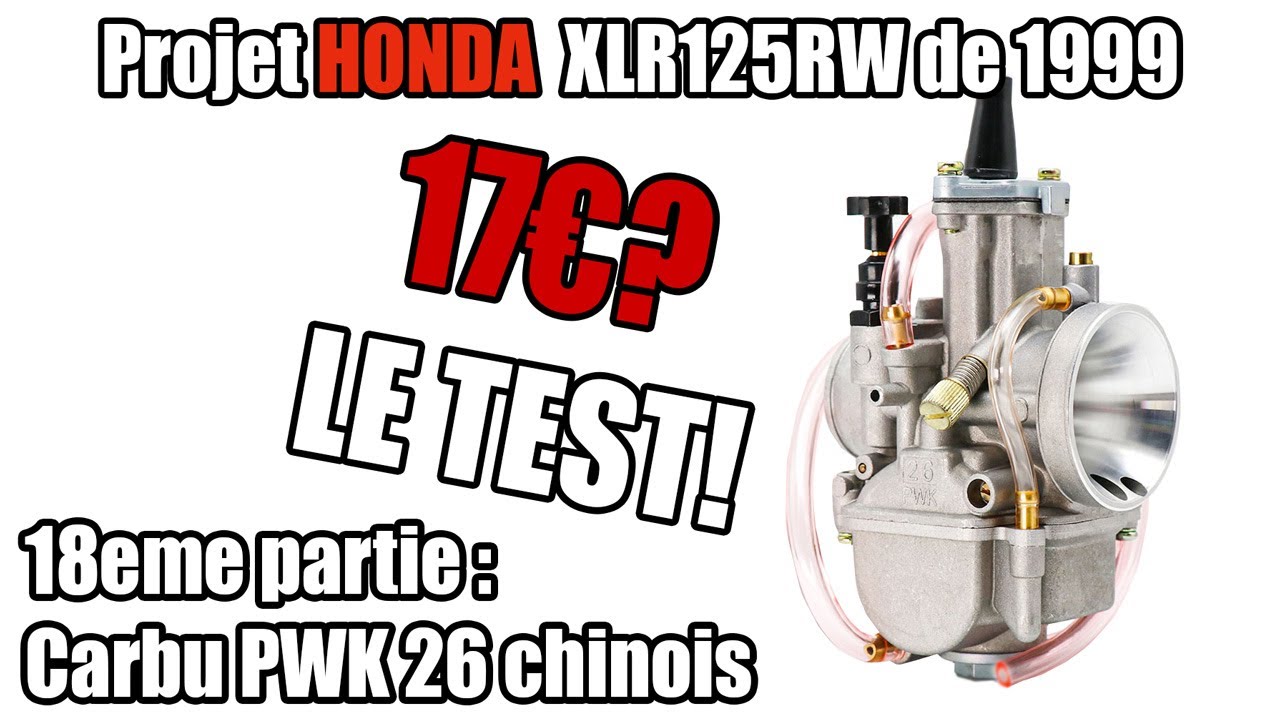 HONDA XLR 125 R JD16 (1999) - Episode 18 - PWK 26 carburetor and test ride  