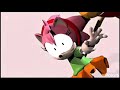 Amy's solo win screen with gameplay.