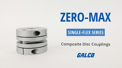 Zero-Max Single Flex Composite Disc Couplings