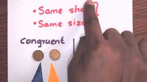 Introduction to congruent triangles