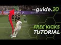 FIFA 21 / FIFA 20 Free Kicks Tutorial | Learn the NEW Technique (Knuckleball, Top Spin, Curved)