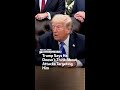 Trump Says He Doesn’t Think About Attacks Targeting Him