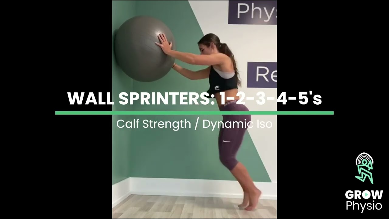 WALL SPRINTERS 12345s @ Grow Physio Academy - YouTube