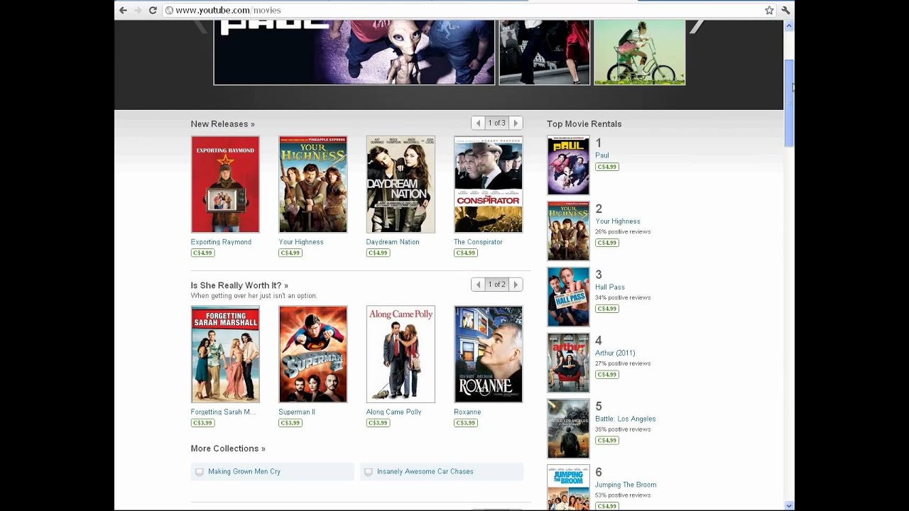 How To Rent Movies On Youtube Youtube