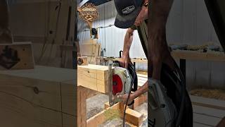 He Cut the Timber Like THIS... and Created a Perfect Joint! 🤯#Woodworking #TimberFrame #DIY