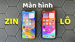 Mổ Bụng Iphone XS kiểm chứng Màn Zin - Liệu nhìn và kiểm tra bên ngoài có Dễ Đoán ?