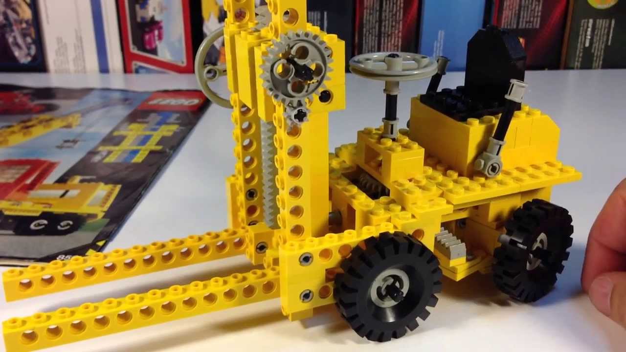 ufuldstændig mundstykke Bonde LEGO Technic 850 950 Fork Lift from 1977-79 Vintage BrickTsar childhood set  - YouTube