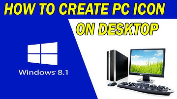 How to create My Pc icon on desktop in windows 7/8/8.1/10 in Hindi