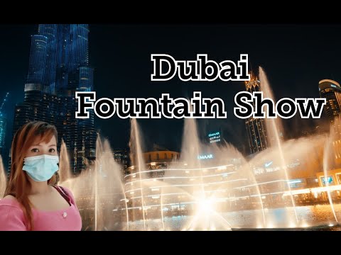 DUBAI FOUNTAIN | Dubai Mall | Burj Khalifa night view | Dubai 2021