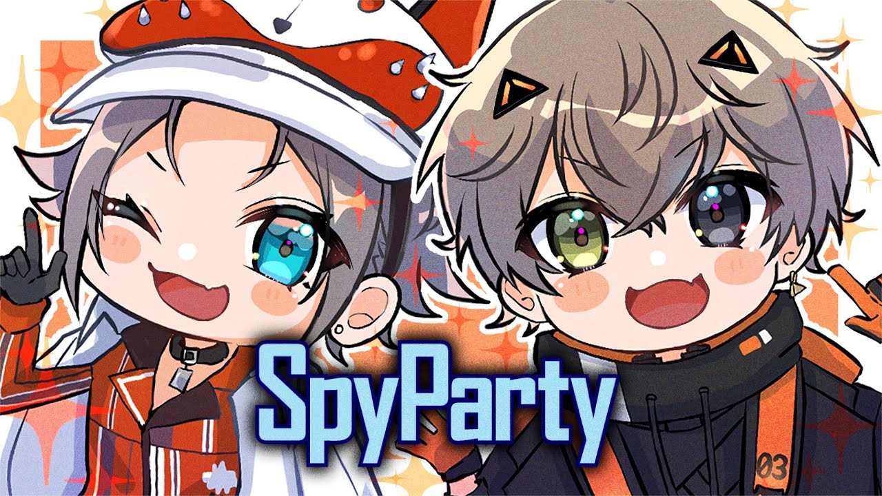 BATTLE OF THE ORANGE BOYS【SPY PARTY】【NIJISANJI EN | Alban Knox】