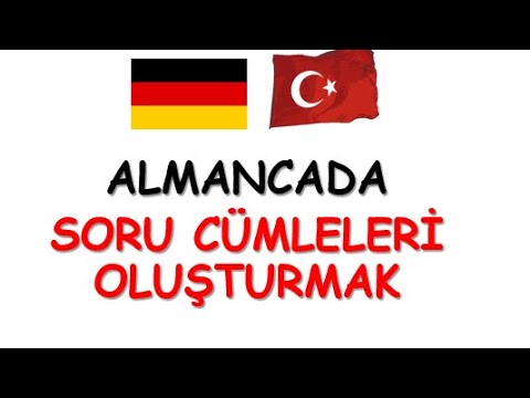 Almancada Soru Cümleleri Oluşturmak