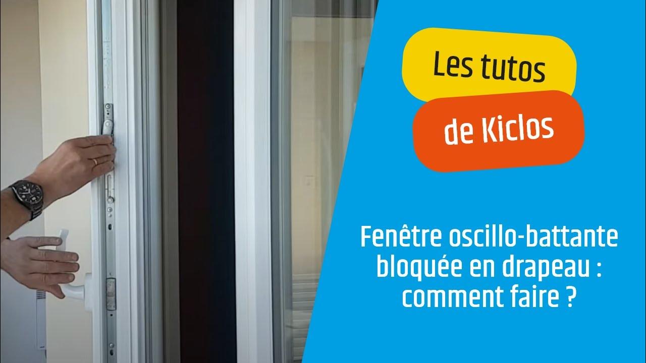 Fenêtre oscillobattante bloquée en drapeau comment faire ? YouTube