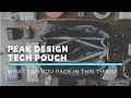 What can you pack inside the Peak Design TECH POUCH? | The Travel Line