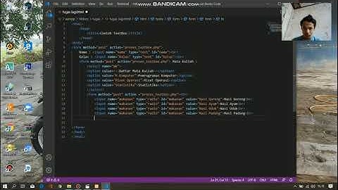 Pembuatan proses Input Dan Output dengan HTML & PHP