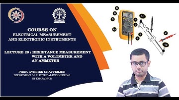 Lecture 20: Resistance measurement with a Voltmeter and an Ammeter