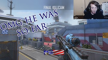 I HIT HIM WITH A CRAZY CROSS MAP TRICKSHOT!