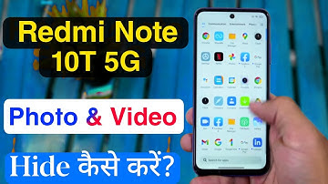 How to Hide Photos and Videos in Redmi Note 10T 5g | Redmi Note 10T 5g me Photo Hide Kaise Kare