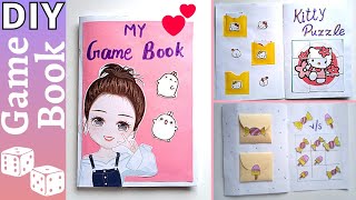Diy gaming book/ diy cute gaming book / 6 games in a book / gaming book / @Foziyaartandcraft