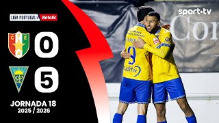 Resumo Estrela Amadora 0-5 Estoril - Liga Portugal Betclic Sport Tv