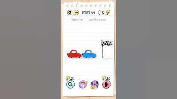 Make The Red 🔴 Win The Race.? Brain Test Level :- 49